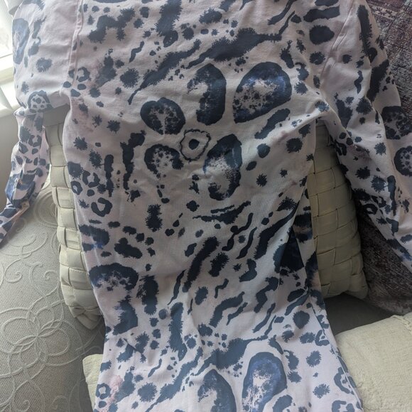 AMB top - ONE Size - rose and blue pattern - Picture 3 of 6